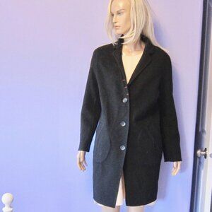 rag & bone BREE Black/Plaid REVERSIBLE WOOL COAT  $$825